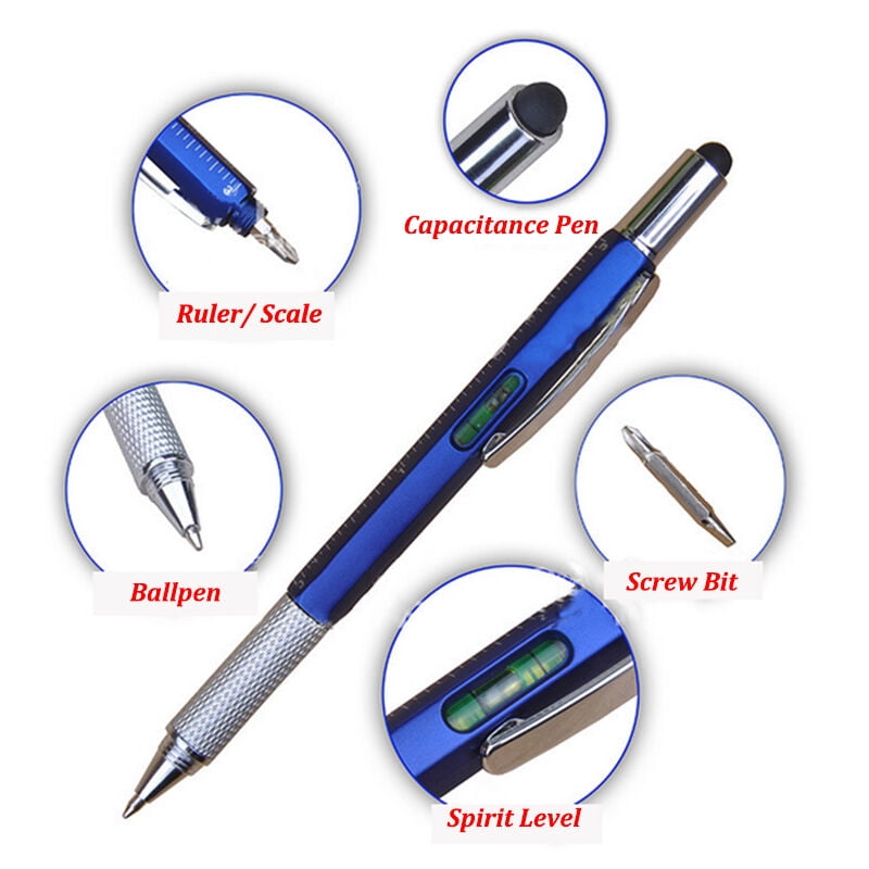 6 in 1 Stylus Pen MultiTool