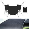 thumbnail image 6 of Dickly Car Windshield Snow Cover Protection for Snow Ice Frost Sun Windscreen Cover Black, 6 of 9