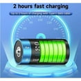 6 Pack 1.5V USB Rechargeable Lithium Batteries, Constant Output C Cell Liion Batteries, Fast