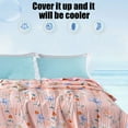 thumbnail image 6 of Aursykel Breathable Summer Quilt for Cool Nights Quilted Bedspread Lightweight Relaxeder for Student Dorm Bedroom Smooth and Soft with Long Lasting Sewing No Deformation or Clumping, 6 of 8
