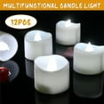 thumbnail image 1 of PEONAVET Candle Light Electronic Candle Lamp with Corrugated Small Tea Wax Timer Function Candle Lamp, 1 of 1