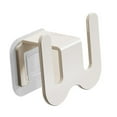 thumbnail image 1 of yuksok 3 Pieces Multifunctional Slipper Racks Wall Mounted Shoes Rack Toilet Decorative White, 1 of 9