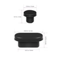 thumbnail image 4 of Hemobllo 10 pares de auriculares de 3,5 mm Jack antipolvo y enchufes de puerto tipo C compatibles con teléfonos Android PC portáti HOMEMAXS mx5494071, 4 of 5