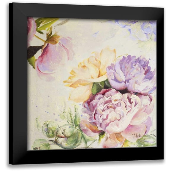 Pinto, Patricia 12x12 Black Modern Framed Museum Art Print Titled - Modern Romance I