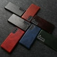 thumbnail image 3 of Pour Samsung S21 Case Luxury Real Genuine Leather Étui For Galaxy S21 FE S21Ultra S22 Plus S23Plus Note20 phone Cases Étui capa, 3 of 7