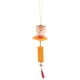 thumbnail image 3 of Accesorios de dragón colgante para espejo de coche, colgante con borla para llaves y Naranja, 3 of 9