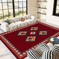 thumbnail image 4 of 6'x9' outdoor carpet for patio carpet mats non slip animal print area rug christmas area rug medium pile area rug, 4 of 10