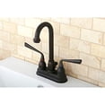 thumbnail image 2 of Kingston Brass Silver Sage Two Handle 4" Centerset Lavatory Faucet with Retail Pop-up, 2 of 3