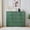 Fluted-8 drawer Green, variant on Wirrytor 5 Drawer Tall Rattan Bedroom Dresser, Boho Chest with Chest of Drawers with Curved Edge, Wood Closet Storage Organizer, Walnut