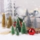 thumbnail image 2 of Decoración de escritorio con forma de pino en miniatura LOYUDEQIU árbol de Navidad 24 unidades plateado dorado verde, 2 of 7