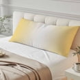 thumbnail image 4 of Yellow Ombre Body Pillow Covers 20"x54", Modern Gradient Abstract Art Soft Brushed Microfiber Breathable Throw Pillow Covers, Decorative Pillowcase with Zipper for Couch Sofa Bedroom Living Room, 4 of 9