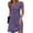 A_ Purple, variant on Womens Summer Tshirt Dresses Petal Short Sleeve Keyhole Mini Dress 2025 Trendy Casual Loose Vacation Beach Dresses Purple M
