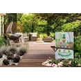thumbnail image 4 of Happy St.Patricks Day Garden Flag Vertical Double Sided 12.5 x 18 Inch Cute Five Owls Standing on the Branch Burlap Yard Outdoor Decor, 4 of 5