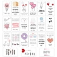 thumbnail image 1 of ¡Campaña con descuento!21 tarjetas para fiambrera, tarjeta de amor inspiradora, fiambrera para aniversario, amantes, tarjeta divertida para el Día de San Valentín, 1 of 6