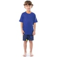 thumbnail image 2 of Fruit of the Loom Boy's Getaway Loose Fit Short Sleeve Top, Pajama Sleep pant & Short Set, 3-Piece, Sizes 4/5-14/16, 2 of 20