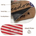 thumbnail image 6 of Independence Day Area Rugs 4'x6', Washable Small Throw Rugs for Office Bathroom, Red Stripes US Flag Vintage Boots Indoor Outdoor Rug Non-Slip Low Pile Carpet Runner Reversible Floor Mats, 6 of 8