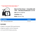 thumbnail image 2 of Mass Air Flow Sensor - Compatible with 1994 - 1996 Buick Roadmaster 5.7L V8 1995, 2 of 2