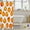 Orange White Yellow, variant on Fall Leaves Fabric Shower Curtain Maple Leaf Bath Curtain 72"Wx78"L,Autumn Plant Watercolor Botanical Bathroom Shower Curtain,Farmhouse Fall Decorations for Home