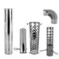 thumbnail image 1 of Estufa de calefacción para acampada, piezas de chimenea, tienda portátil, estufa de leña, accesorio, tubo de chimenea, 1 of 5