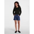 thumbnail image 3 of Scenario Women's Relaxed Slub Tee with Long Sleeves, Sizes XS-XXXL, 3 of 6