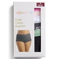 thumbnail image 3 of Joyspun Women's Cotton-Blend Boyshort Panties, 6-Pack, Sizes S-XXXL, 3 of 13