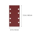 thumbnail image 4 of Sanding Disc Aluminum Oxide Sandpaper Grits Grinding Self Stick Sander Sheets, 4 of 9