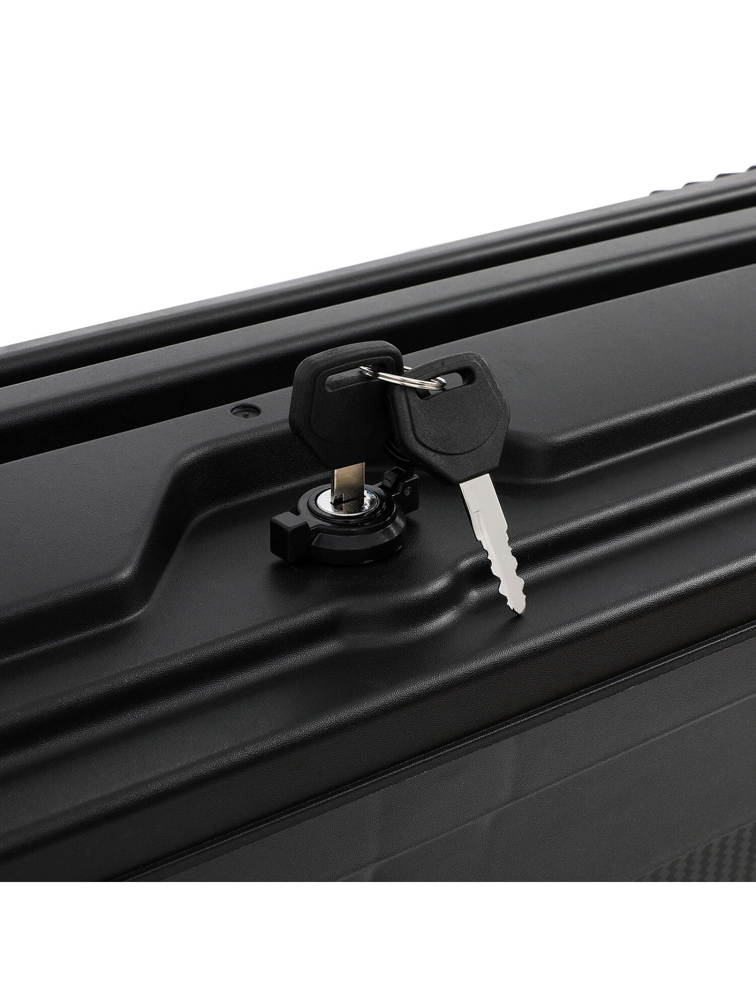 CCIYU Lockable Truck Bed Storage Tool Box Compatible for Ford F-250 F-350 F450 1999-2016 Black Toolbox, Rear Wheel Well Toolbox Passenger Side