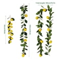 thumbnail image 2 of 1pcs Garden Decor Garland Lemon String Imitation Plants Airtificial Pendant Artificial Decoration Green Simulation Fruit Rattan, 2 of 7