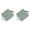 Green, variant on Square Bar Stool Seat Cushion Set of 1, Chair Pad with Ties for Small Square Stools, 9.84 x 9.84 Inch Cushion for Bar Stools, Kitchen Counter Chairs, and Home Seating (Sky Blue)