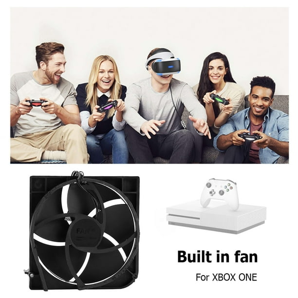 Ventilador de refrigeración de 4 pines, ventilador enfriador ligero para Xbox One/Xbox One S/Xbox Series X (para Xbox Series S)