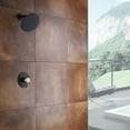 thumbnail image 4 of SUMERAIN Single-Function Shower Faucet Set Black and Gold, Stainless Steel 8 Inch Rain Shower Head Single Handle With Rough-in Valve Shower Trim Kit, 4 of 9