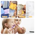 thumbnail image 6 of Unique Bargains Portable Toothbrush Case with Hook Traveling Toothbrush Holders Case Plastic Purple 8.07"x2.36"x1.38", 6 of 7