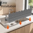 thumbnail image 3 of Misright Sink Barrier Customizable Silicone Splashes Guard Waterproof Kitchen Protector, 3 of 10