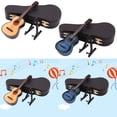 thumbnail image 1 of 2 Uds., Guitarra en Miniatura 1/12 con Soporte Y Estuche, Colección de Adornos de Juguete para CUTICAT Instrumentos musicales, 1 of 8