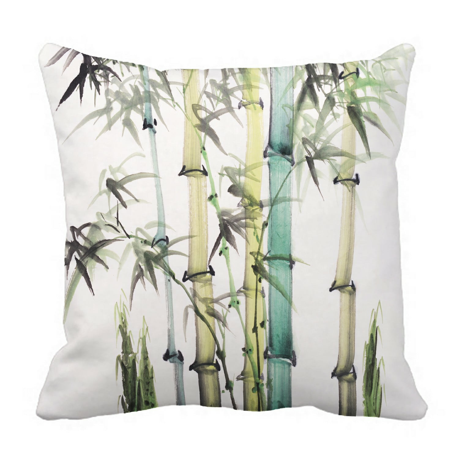 Painting Bamboo Pillow Case Cover Cushion 50x50 Cm 2021年新作入荷