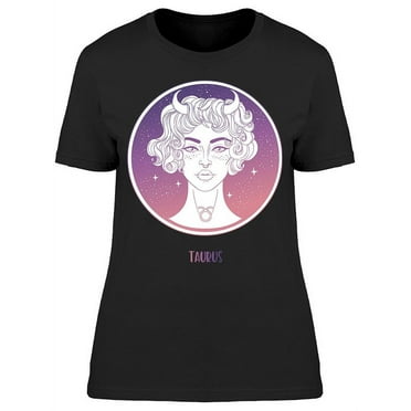 Taurus Astrological Sign Woman T-Shirt Women -Image by Shutterstock, Female Medium
