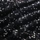 thumbnail image 1 of Tela elástica Shimeyao con lentejuelas y terciopelo de 4 pulgadas y 125 cm, color negro, 1 of 6