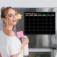 thumbnail image 7 of Magnetic Refrigerator Calendar, Dry Erase Monthly Planner Whiteboard with Markers and Eraser, Reusable Wall Sticker Message Board for Kitchen, Office, and Home Organization, 7 of 7