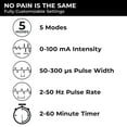 thumbnail image 5 of TENS 7000 Digital TENS Unit, Muscle Stimulator Machine for Pain Relief, 6.25" x 7.00" x 2.00", 5 of 11
