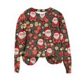 thumbnail image 4 of Chandails d'Hiver Grande Taille pour Femmes Mode Décontractée Col Rond Manches Longues Imprimé de Noël Sweat à Capuche Drôle, 4 of 5