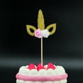 thumbnail image 5 of Raindrops 10pcs Flower Cupcake Toppers Decoration Insert Creative Gift for Birthday Party, 5 of 8