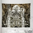 thumbnail image 1 of Grey Tapestry, 2 Cylinder Engine Engineer Bikes and Cars Lovers Inspired Image Photo, Fabric Wall Hanging Decor for Bedroom Living Room Dorm, 5 Sizes, Grey and Dark Brown, by Ambesonne, 1 of 1