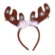 thumbnail image 1 of Naiovety Rojo caqui Navidad banda para el cabello astas diadema muñeco de nieve alce decoración adultos niños Navidad Año Nuevo vellón aro Kits de decoración para fiestas Caqui Naiovety HA069504-02, 1 of 6