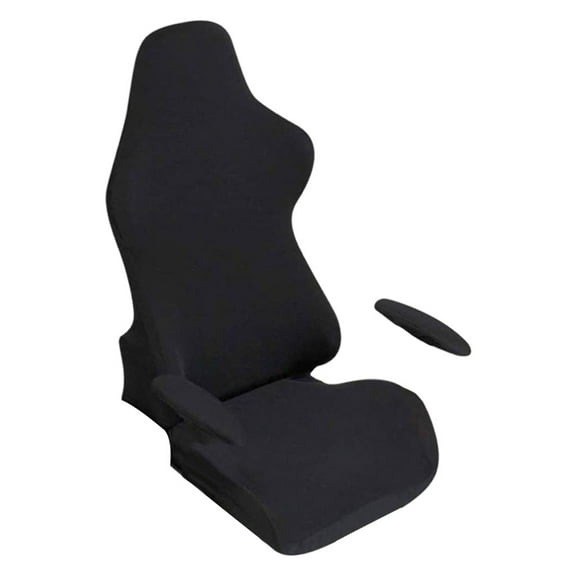 Gaming chair cover polyester armchair Seat protection cover for dining chair black