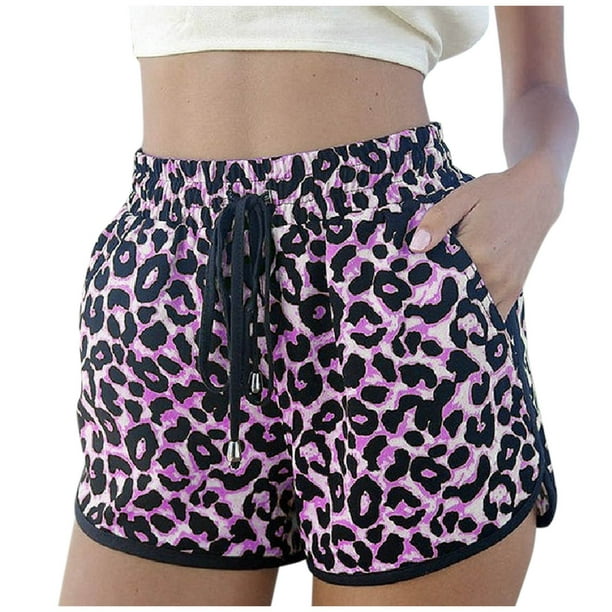 CHGBMOK Linen Pants Women Fashion Plus Size Casual Loose Womens Comfy  Summer Leopard Print Long Trousers Pants Elastic Casual Wide Leg Pants  Women, Up