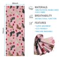 thumbnail image 2 of Pink Cute Dachshund Dog and Love Heart Hot Yoga Mat Towel Non Slip for Hot Yoga - Quick-Drying Yoga Mat Cover with 4 Corner Pockets with Travel Bag - Hot Yoga Towel Non Slip 70"x26", 2 of 6