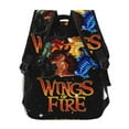 thumbnail image 4 of Wings Of Fire Backpacks Daily Large Capacity Backpack Lightweight Rucksack Casual Daypack Bookbag Shoulder Bag, 4 of 7