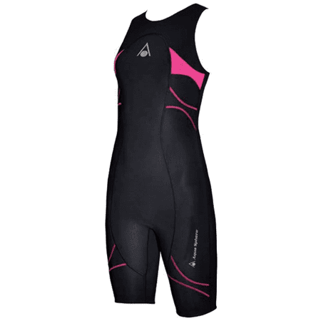 Aqua Sphere Women's Energize Triathlon Speed Suit Black/Pink Size (Best Triathlon Speed Suit)