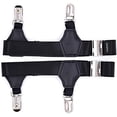 thumbnail image 3 of 2Pack Mens Sock Garters Adjustable Sturdy Clips Anti-Slip Sock Holders One Size, 3 of 7