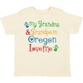 thumbnail image 3 of Inktastic Oregon My Grandma and Grandpa Love Me Boys or Girls Toddler T-Shirt, 3 of 5